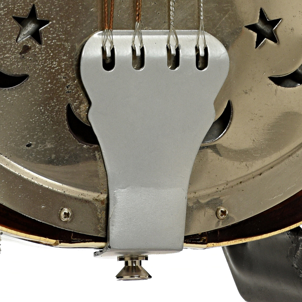 Tailpiece of Dobro D-260 Resonator Mandolin