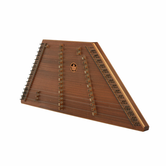 Front and side of Dusty Strings D-500-N Hammered Dulcimer