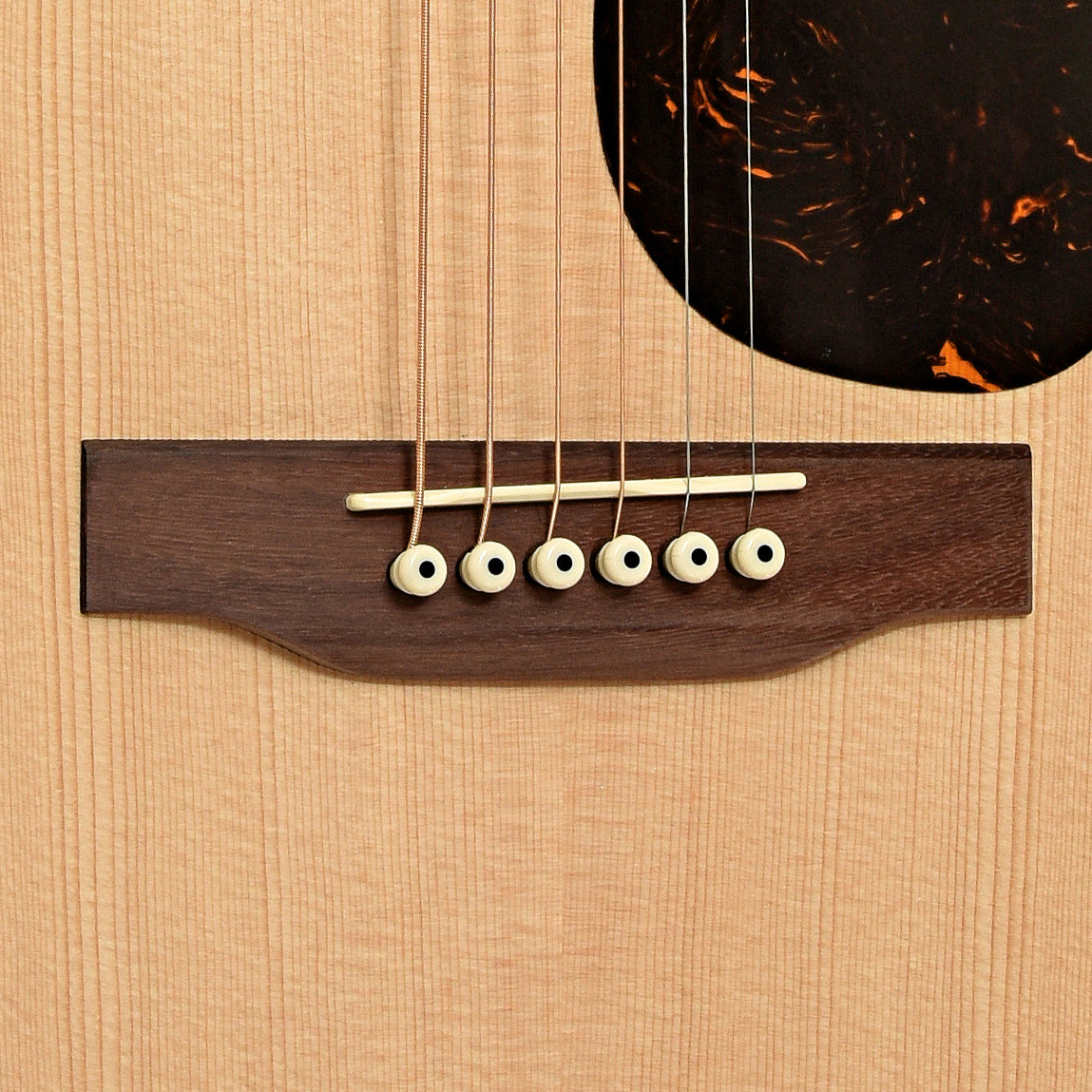 Bridge of Martin SC-10E Modern Acoustic Guitar