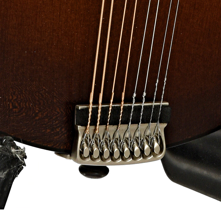 Tailpiece of Northfield Workshop NFM-A5 Model M Mandolin, Dark Leatherburst
