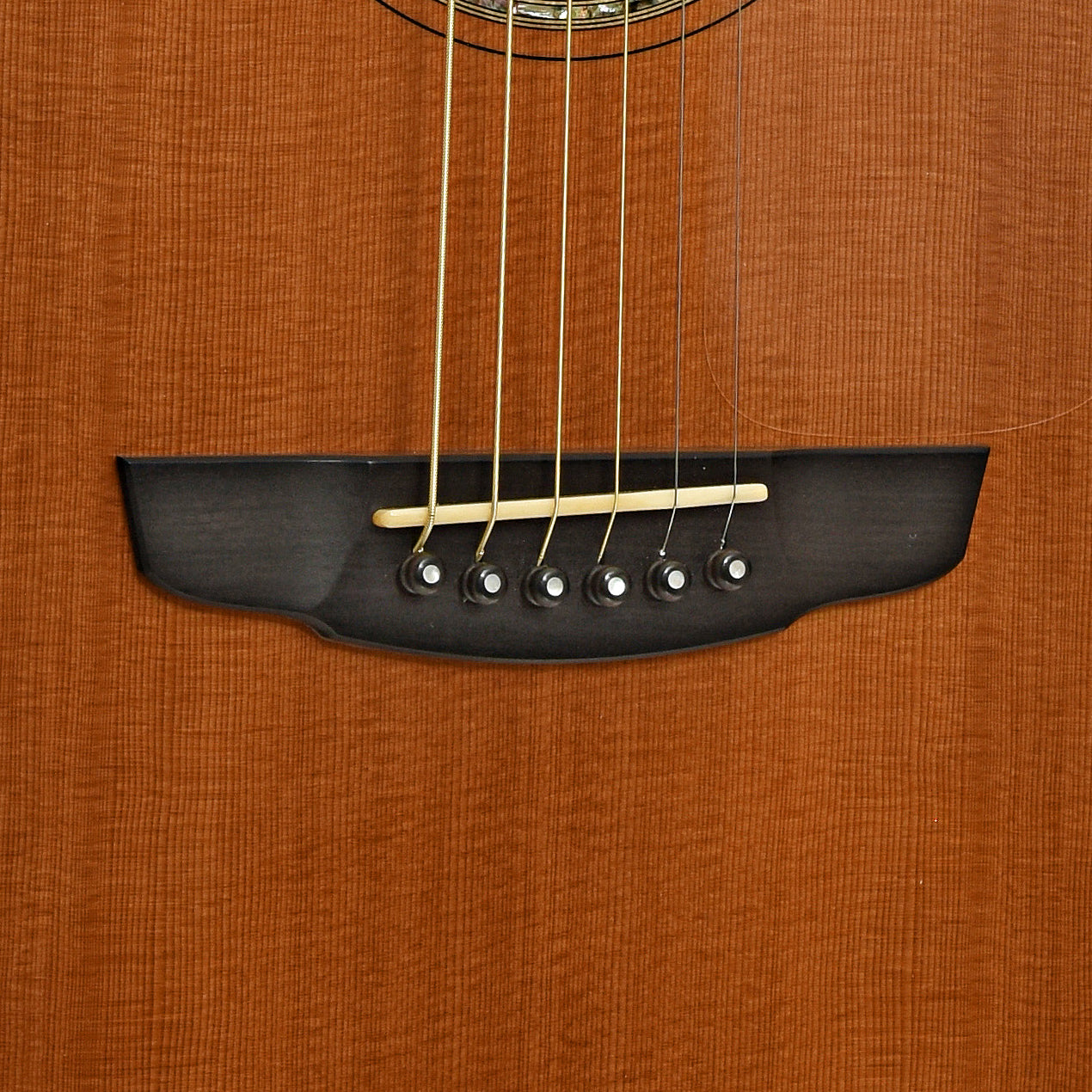 Bridge of Goodall CCJC Master Sitka / Cocobolo Jumbo Guitar