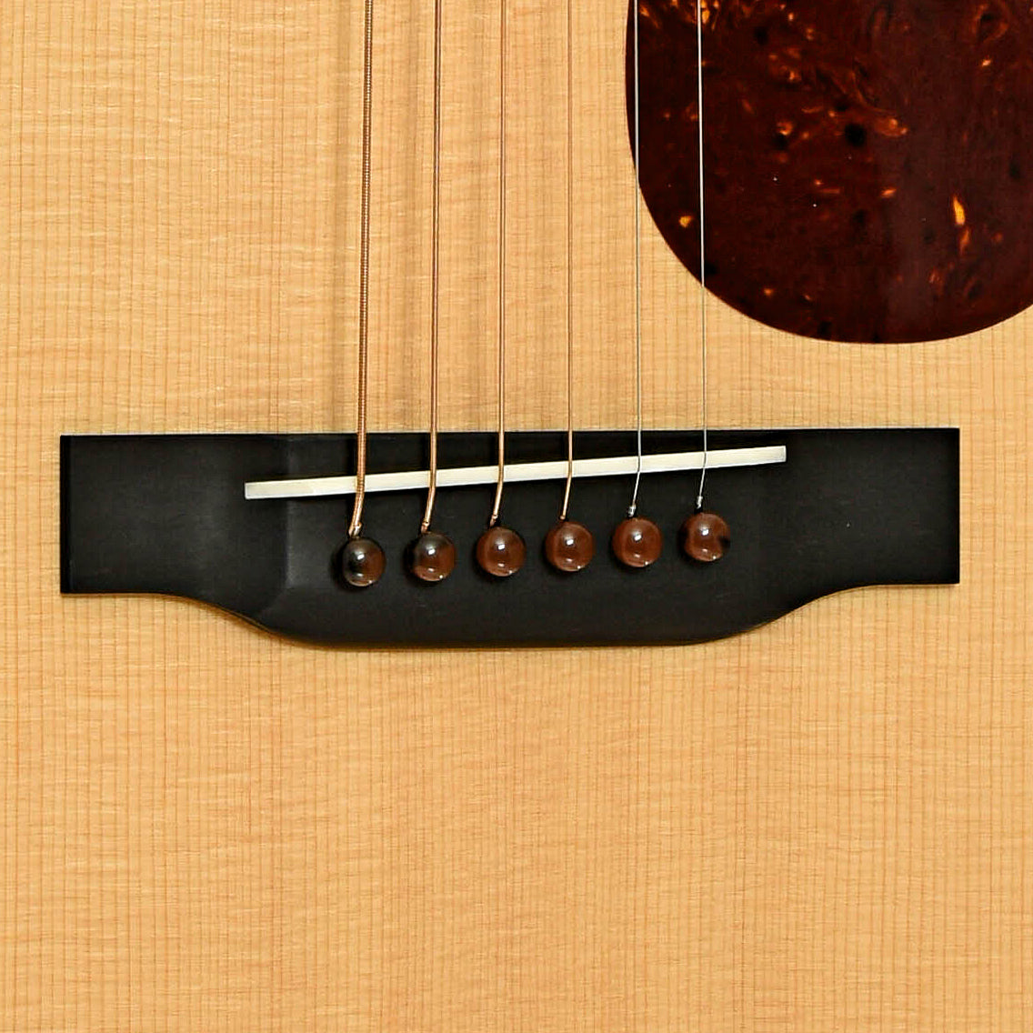 Bridge of Collings OM1T Traditional Acoustic Guitar