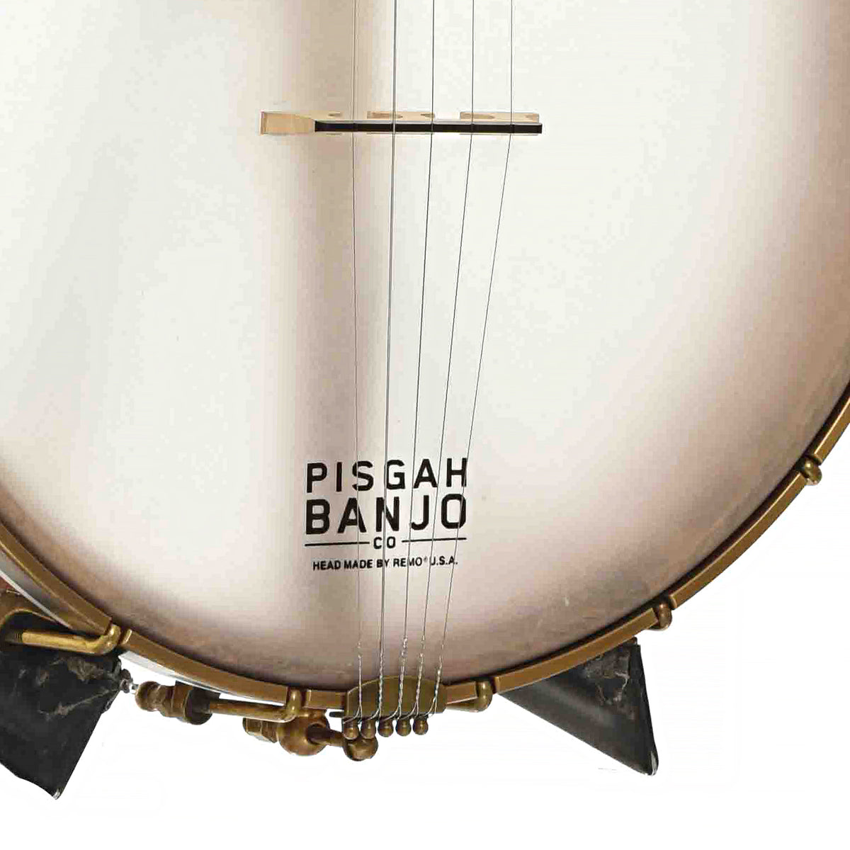 Bridge & Tailpiece of Pisgah Possum 12in Cherry Openback Banjo