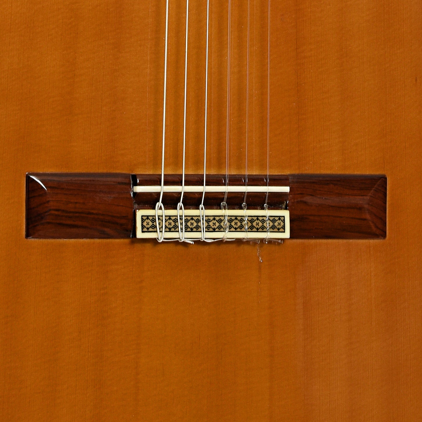 Bridge of Manuel Contreras Classical Guitar 