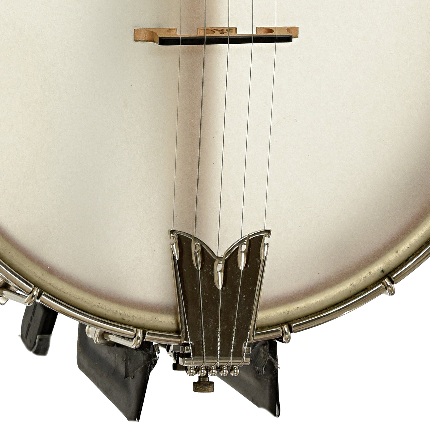 Bridge of Rickard Little Wonder Cherry 12" Custom Open Back Banjo 