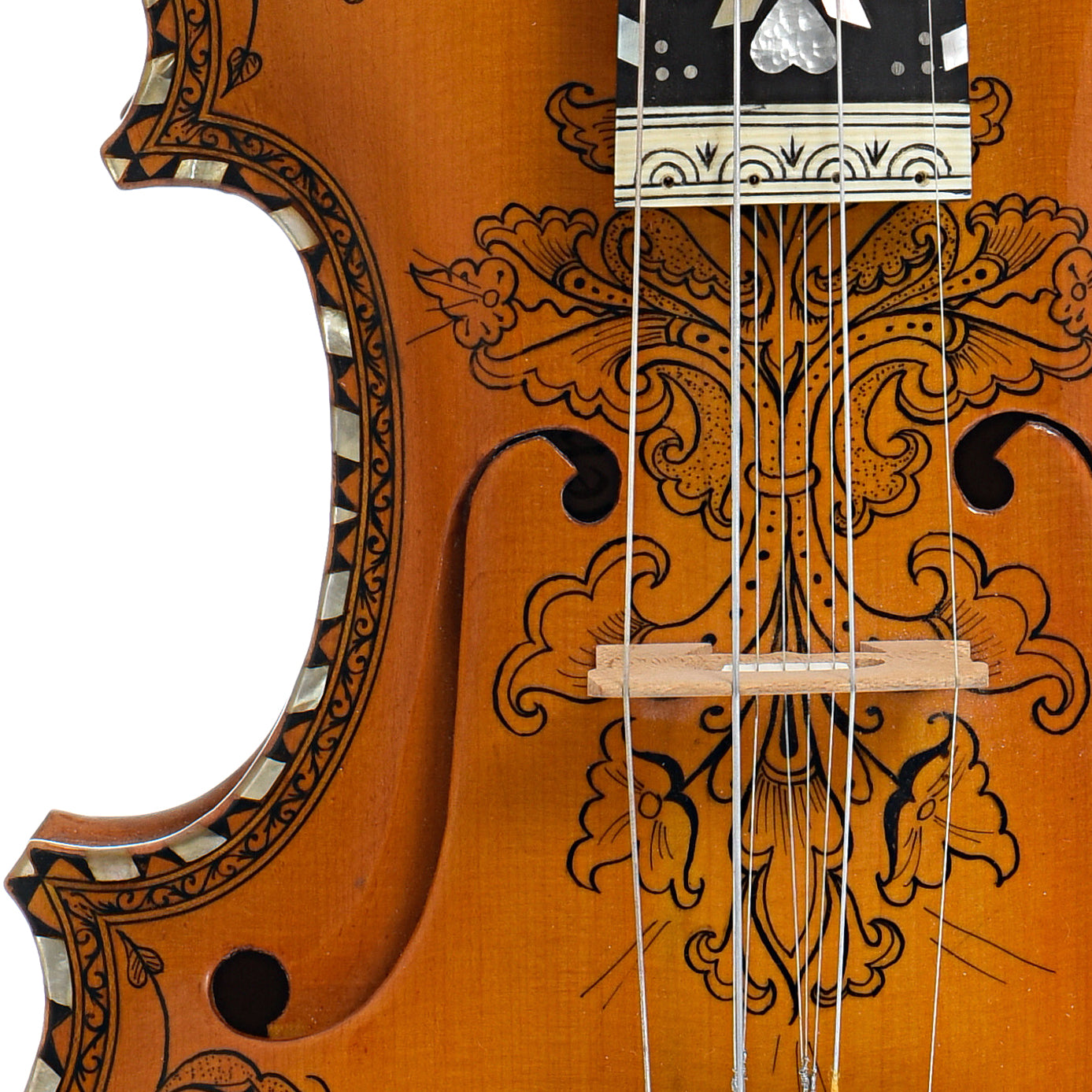 Center bout of Hardanger Violin (2014)