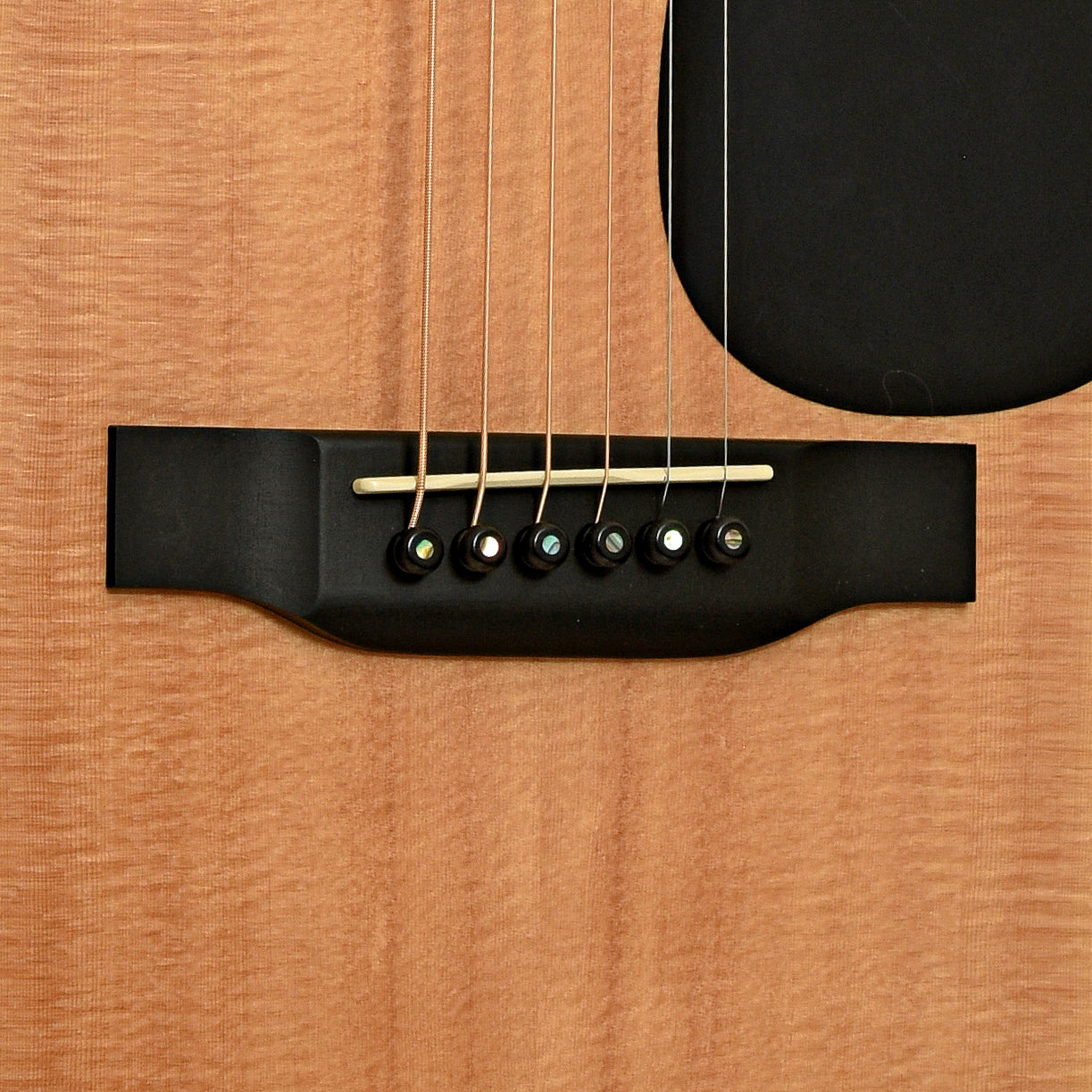 Bridge of Martin D-13E Ziricote Acoustic Guitar