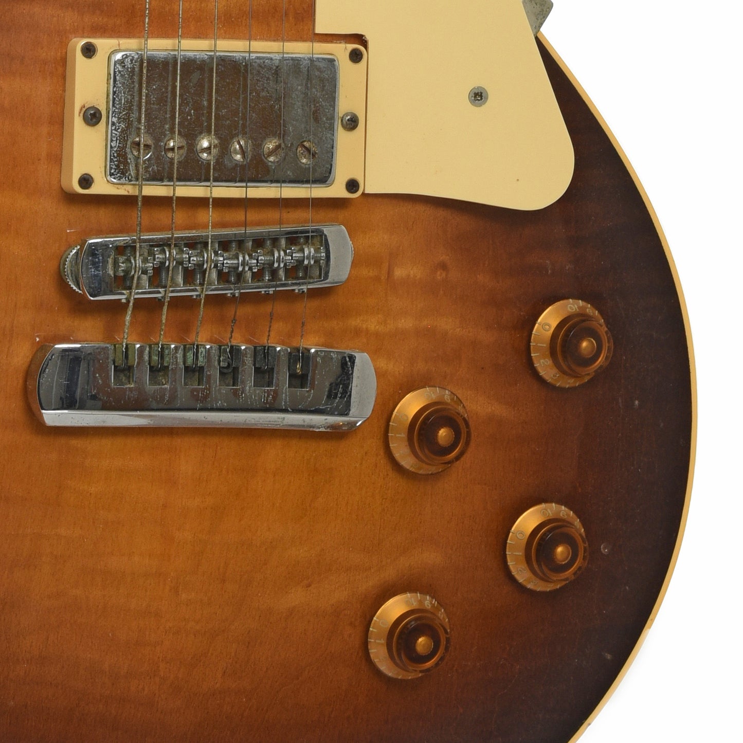 Bridge and controls of Heritage H-150 Electric Guitar