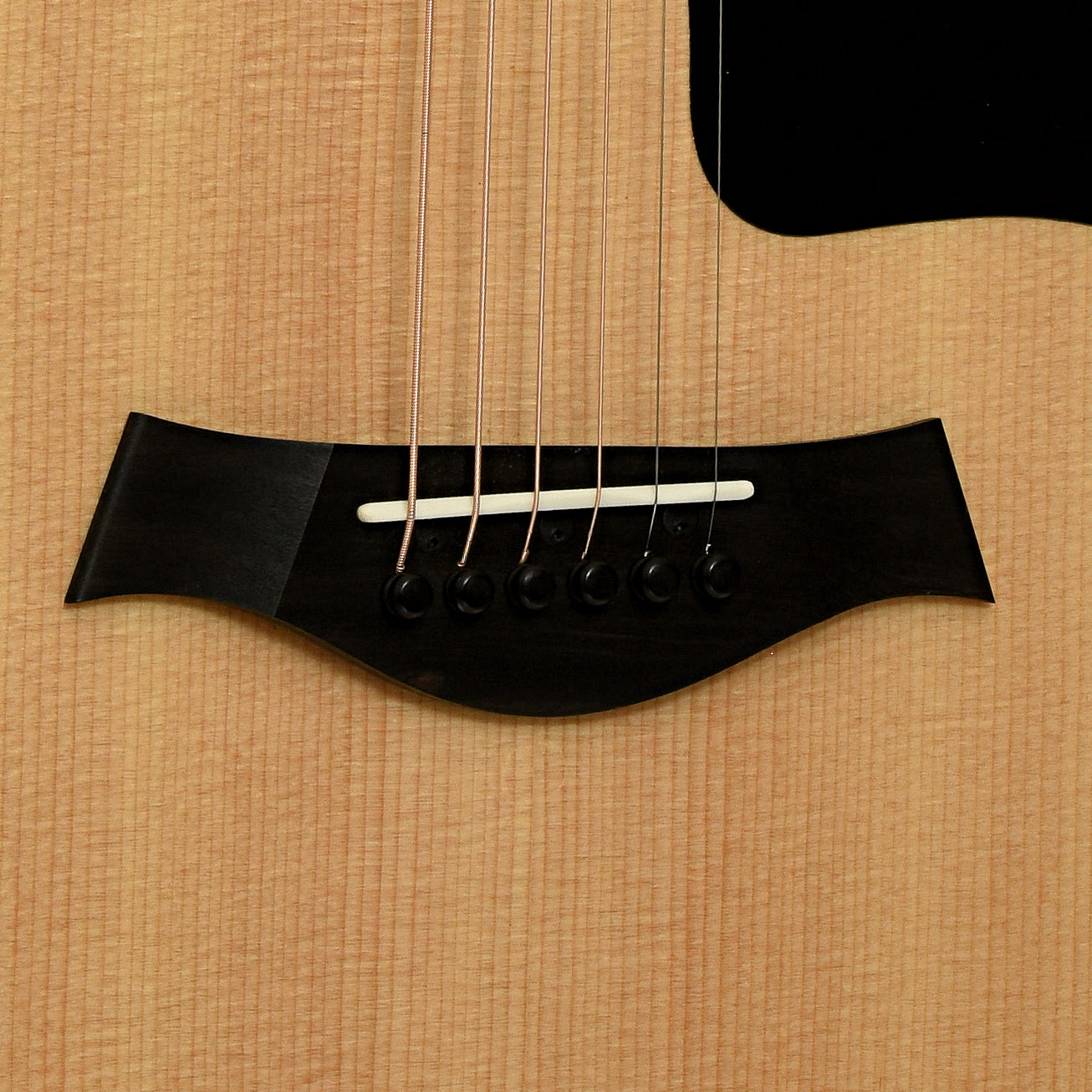 Bridge of Taylor 312ce 12-Fret Acoustic-Electric Guitar