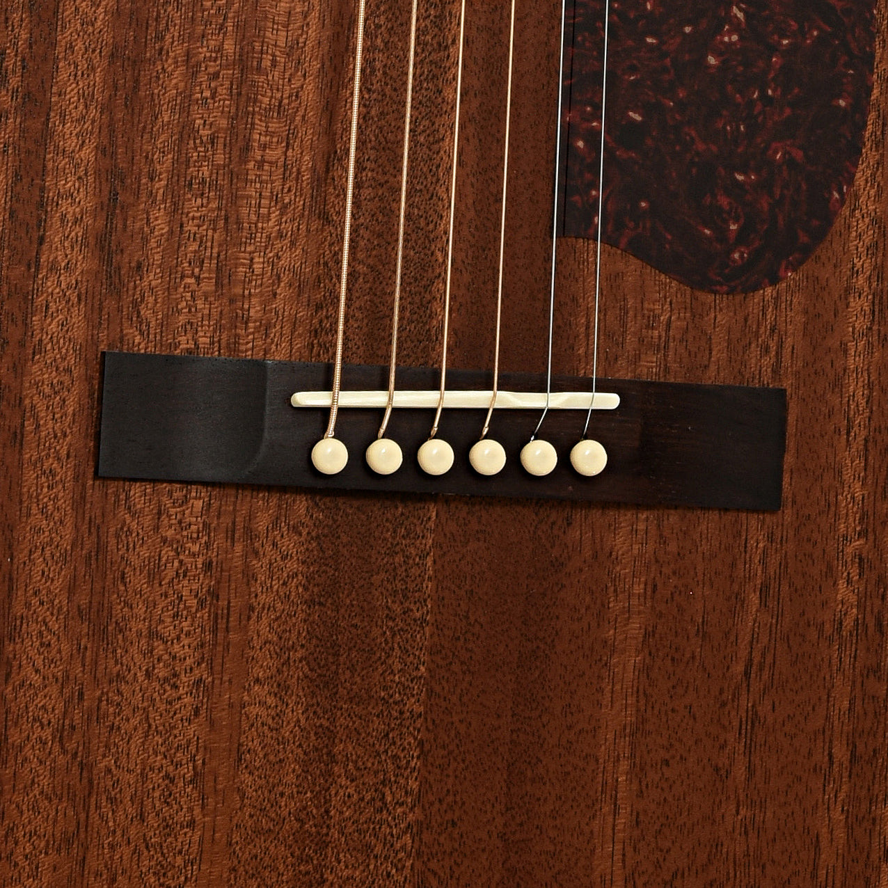 Bridge of Guild M-20E Acoustic-Electric Guitar, Natural