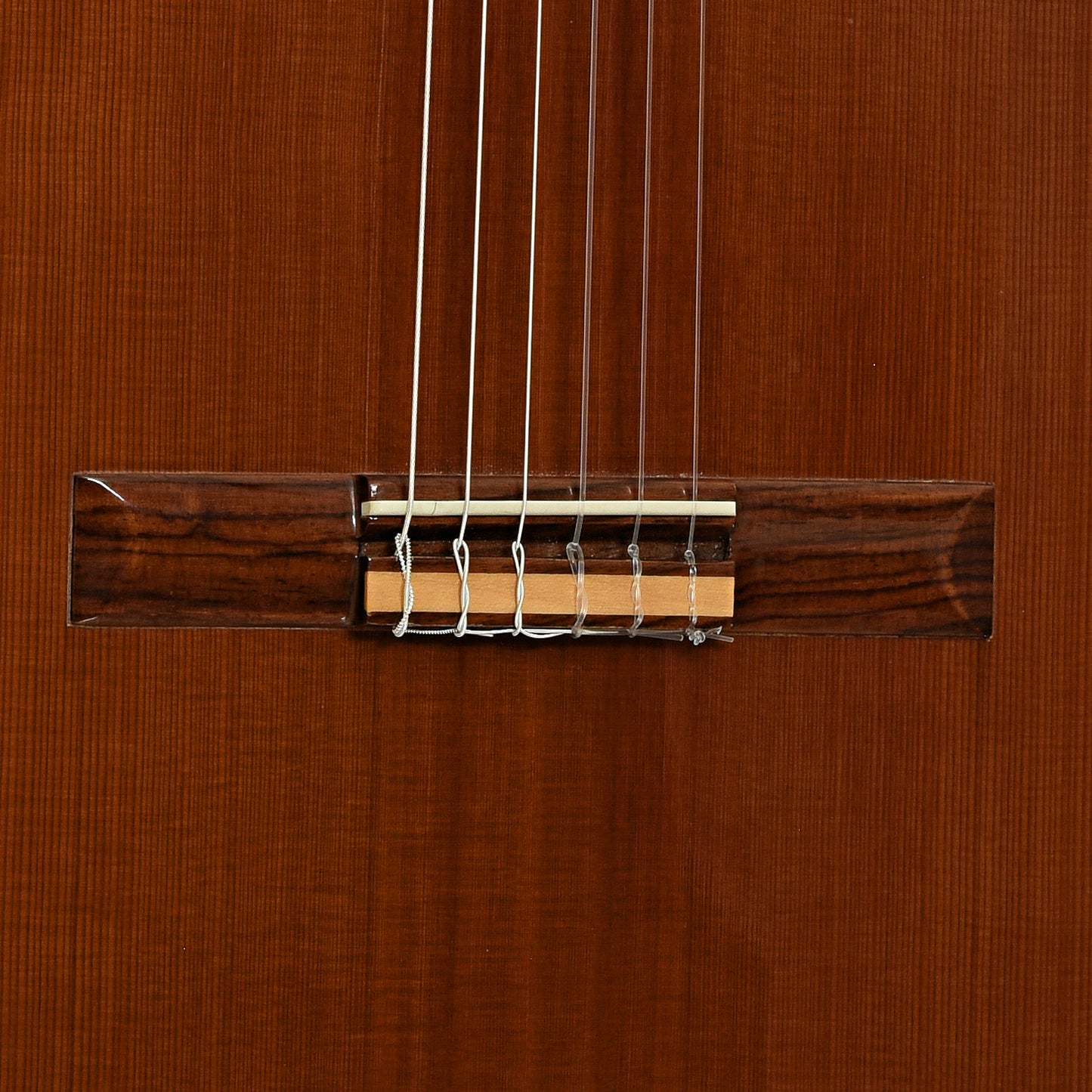 Bridge of Ramirez R-2 Classical Guitar