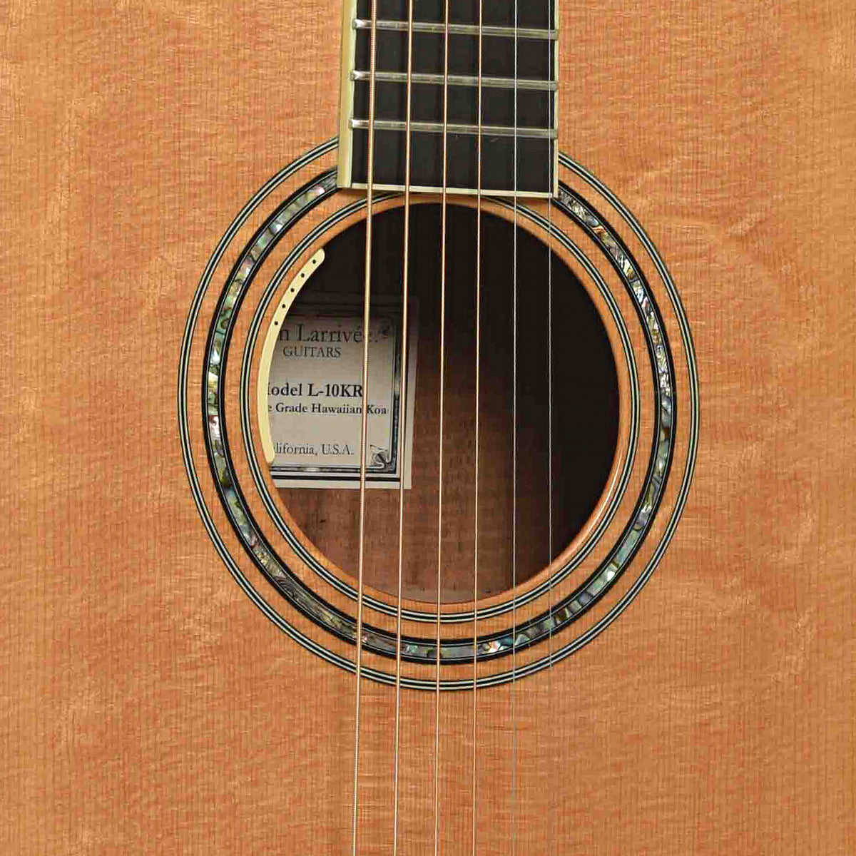 Soundhole of L-10K Reserve