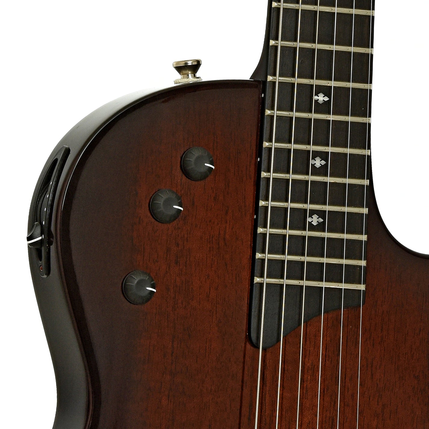 Controls of Taylor T5z Classic DLX Acoustic-Electric Guitar