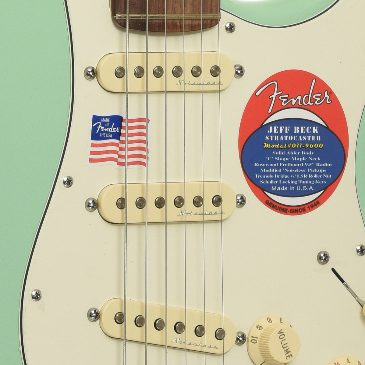 Pickups of Fender Jeff Beck Stratocaster Electric Guitar 