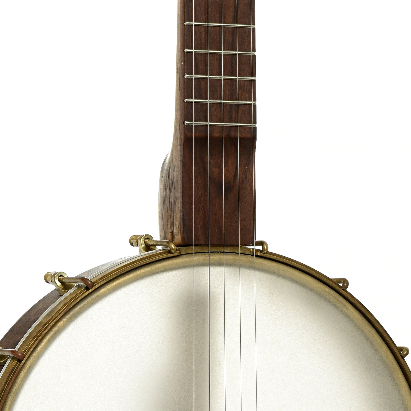 Front neck joint of Dogwood 12" Open Back Banjo