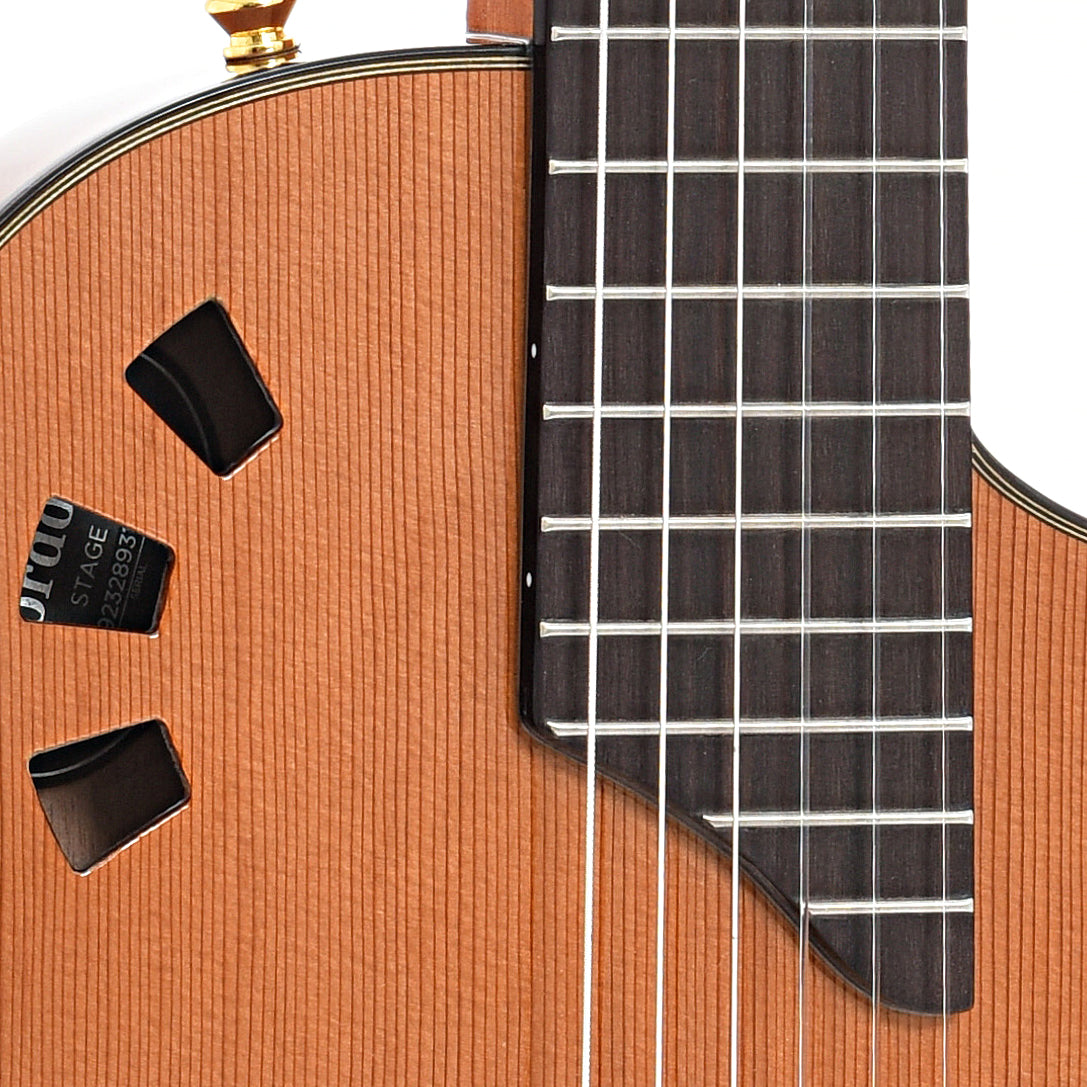 Sound holes of Cordoba Stage Traditional CD Guitar