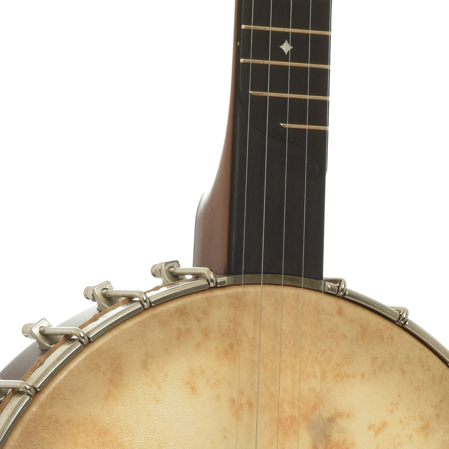 Front and side of Rickard Dobson Custom Openback Banjo .2