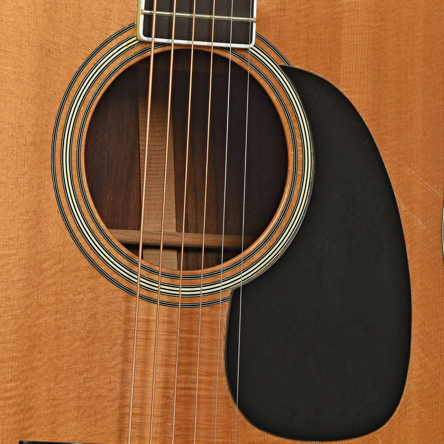Soundhole of Martin D-35 Acoustic Guitard