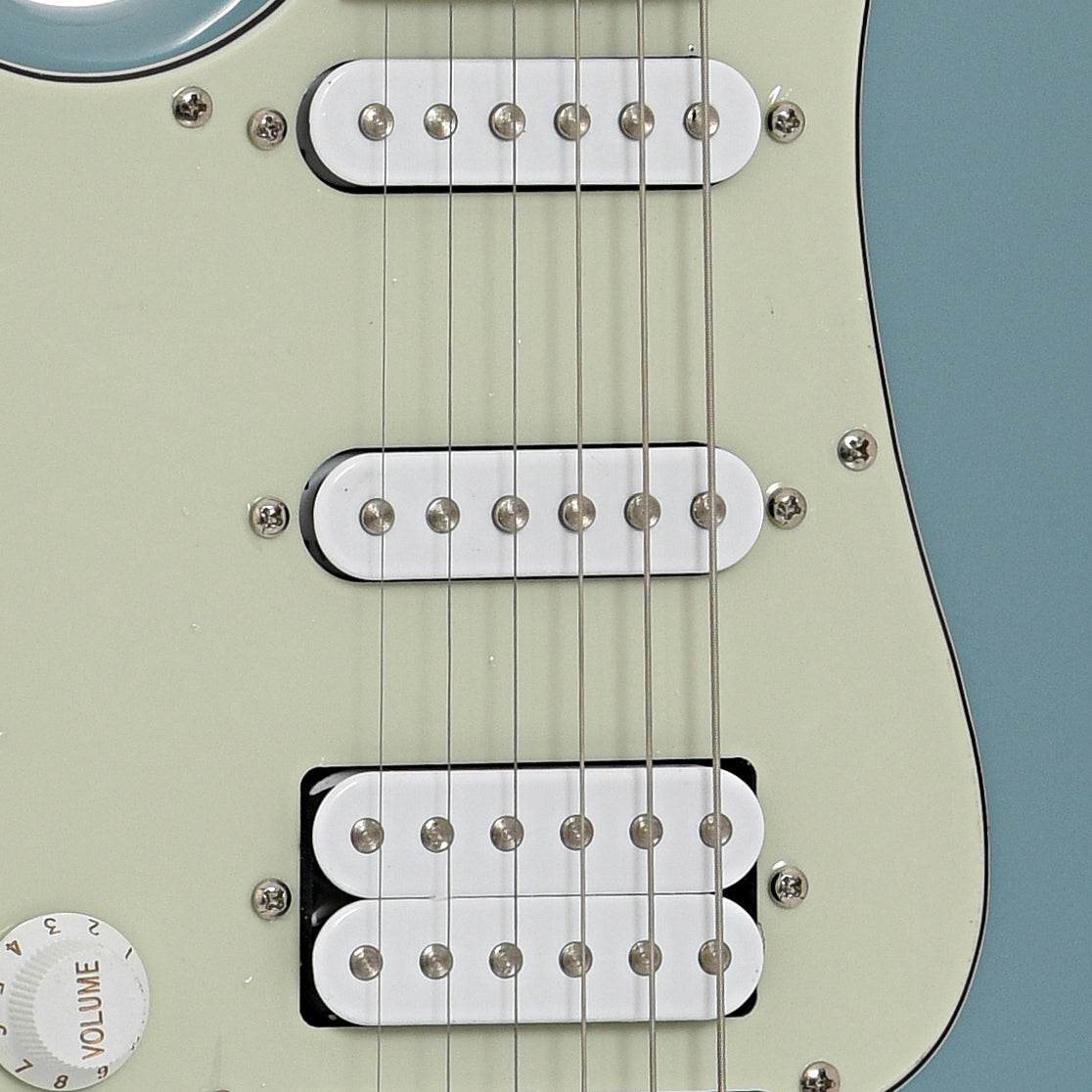 Pickups of IBANEZ AZES40L Left Handed Electric Guitar, Purist Blue