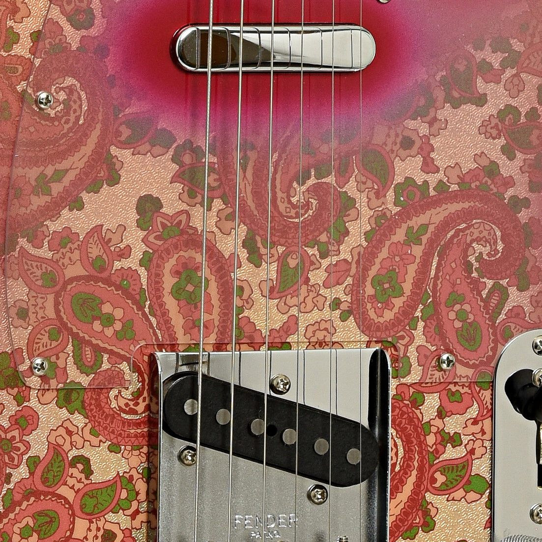 Pickups of Fender Vintage Custom '68 Paisley Telecaster NOS Electric Guitar