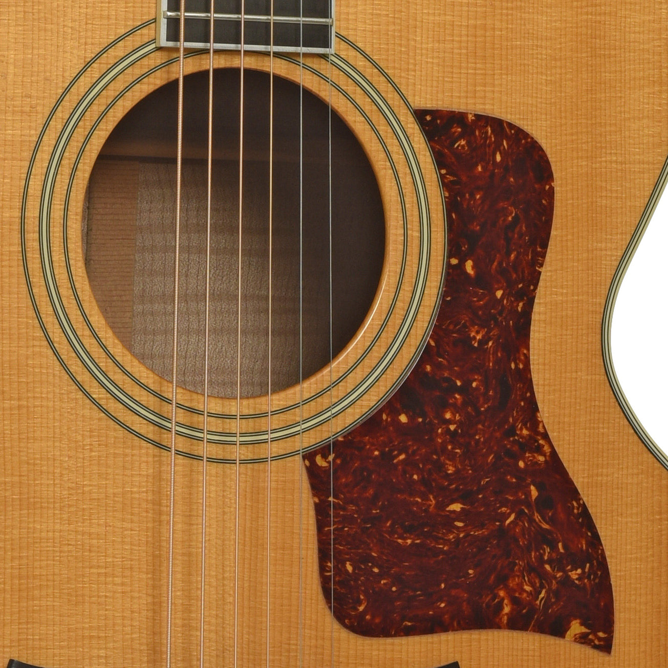 Soundhole of Taylor 615 Acoustic Guitar