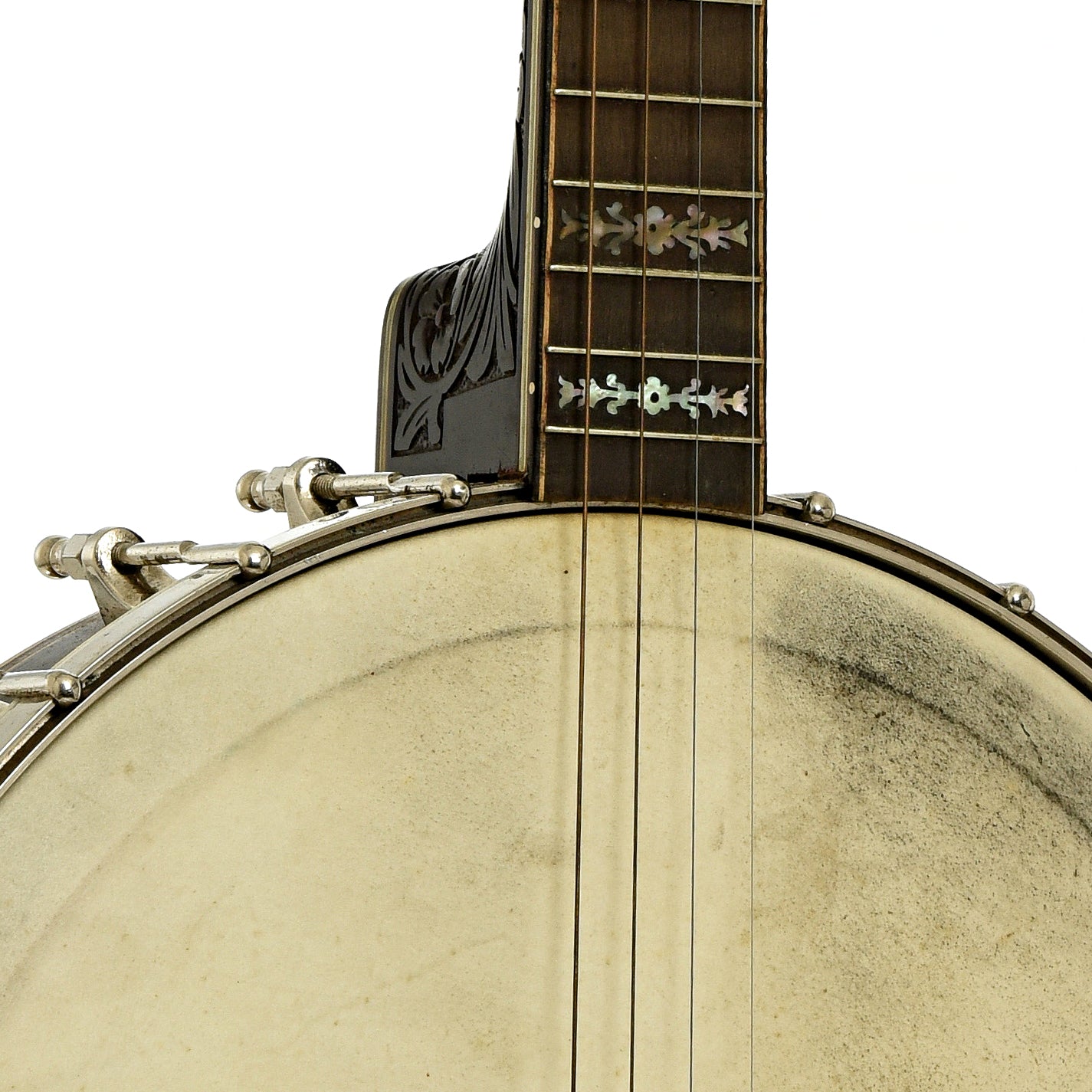 Front neck joint of Orpheum No.3 Tenor Banjo 