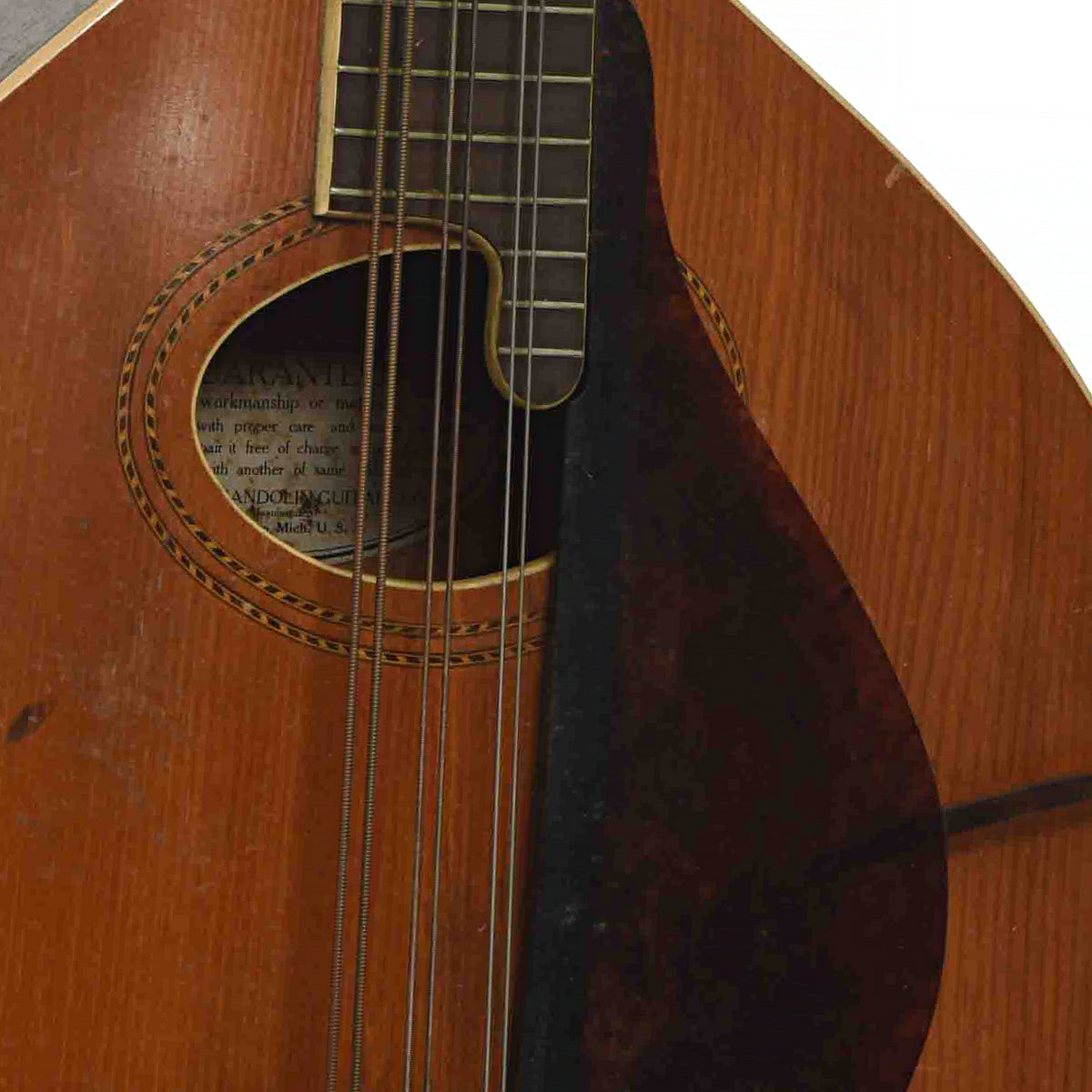 Soundhole of K-1 Mandocello