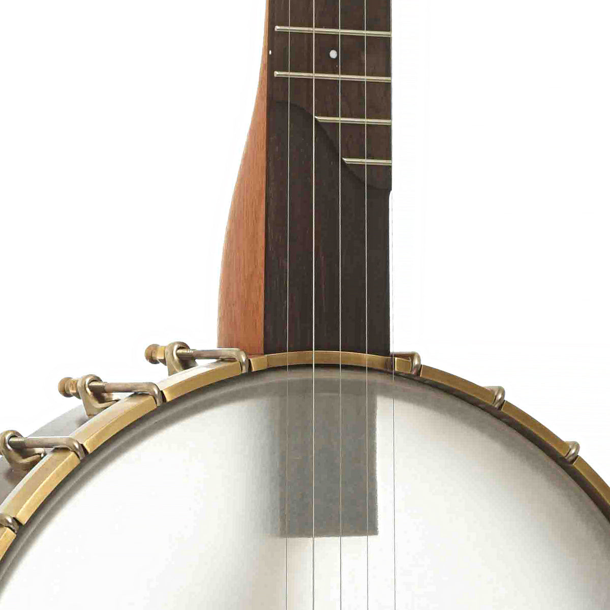 Fingerboard Scoop of Ome Alpha-12 12in Openback Banjo & Gigbag, 26 Bracket