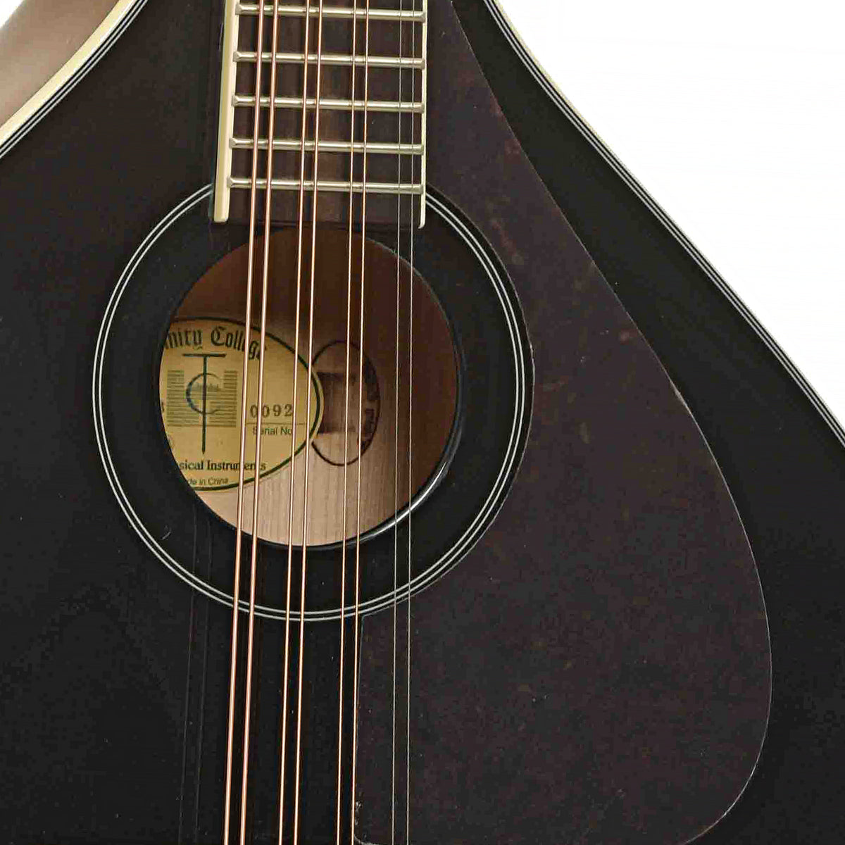 Soundhole of Trinity College Octave Mandolin