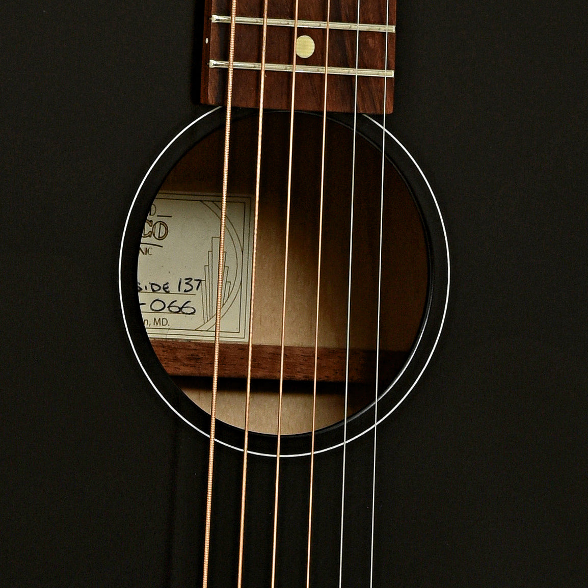 Soundhole of Beard Southside 137 Deluxe Texas Edition 