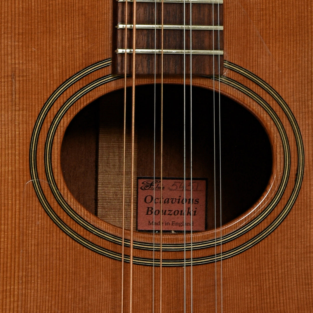 Soundhole of Fylde Octavious Bouzouki