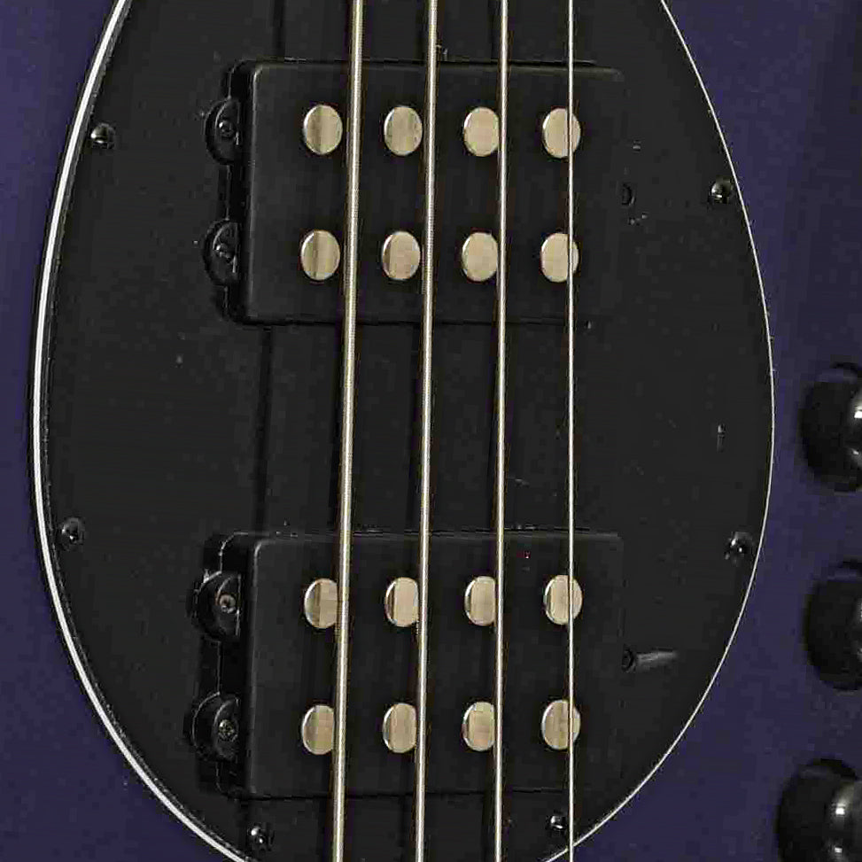 Sterling by Music Man Bongo Electric Bass Guitar, Firemist Purple Satin