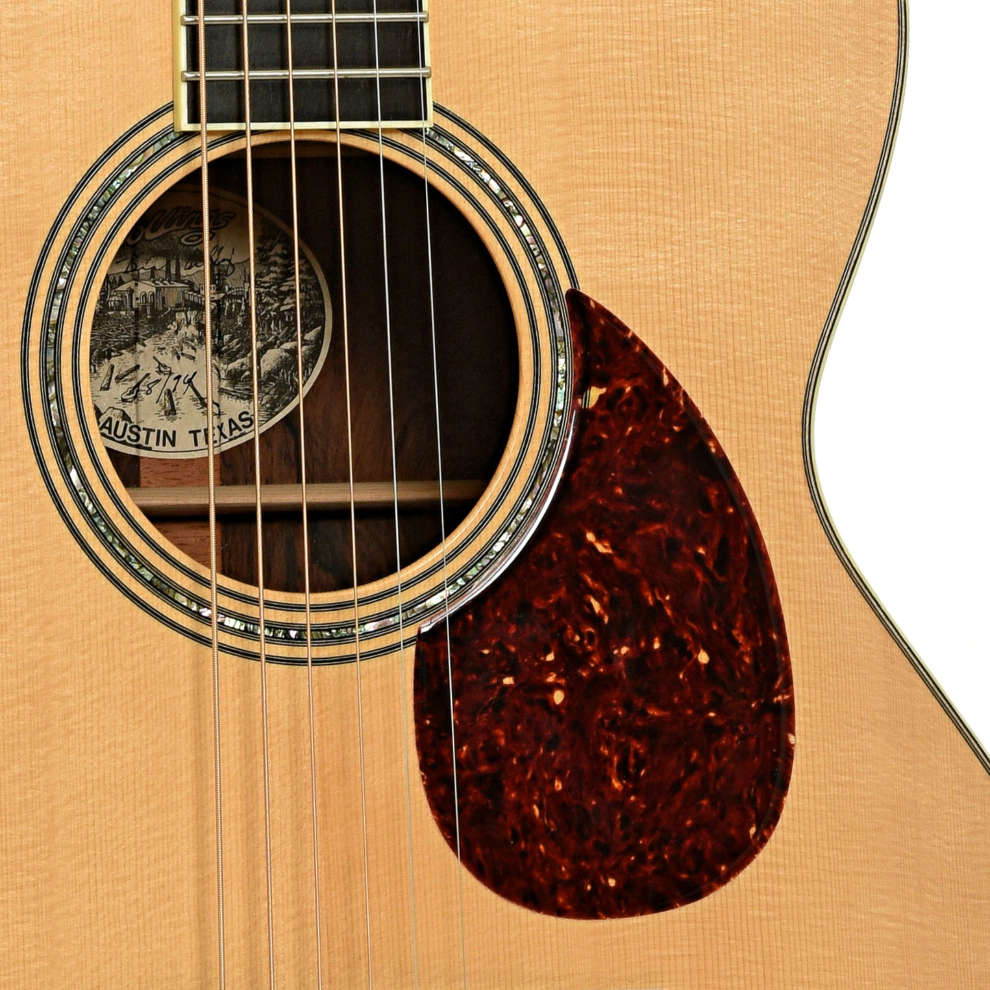 Soudhole of Collings OM-3 Brazilian Acoustic Guitar