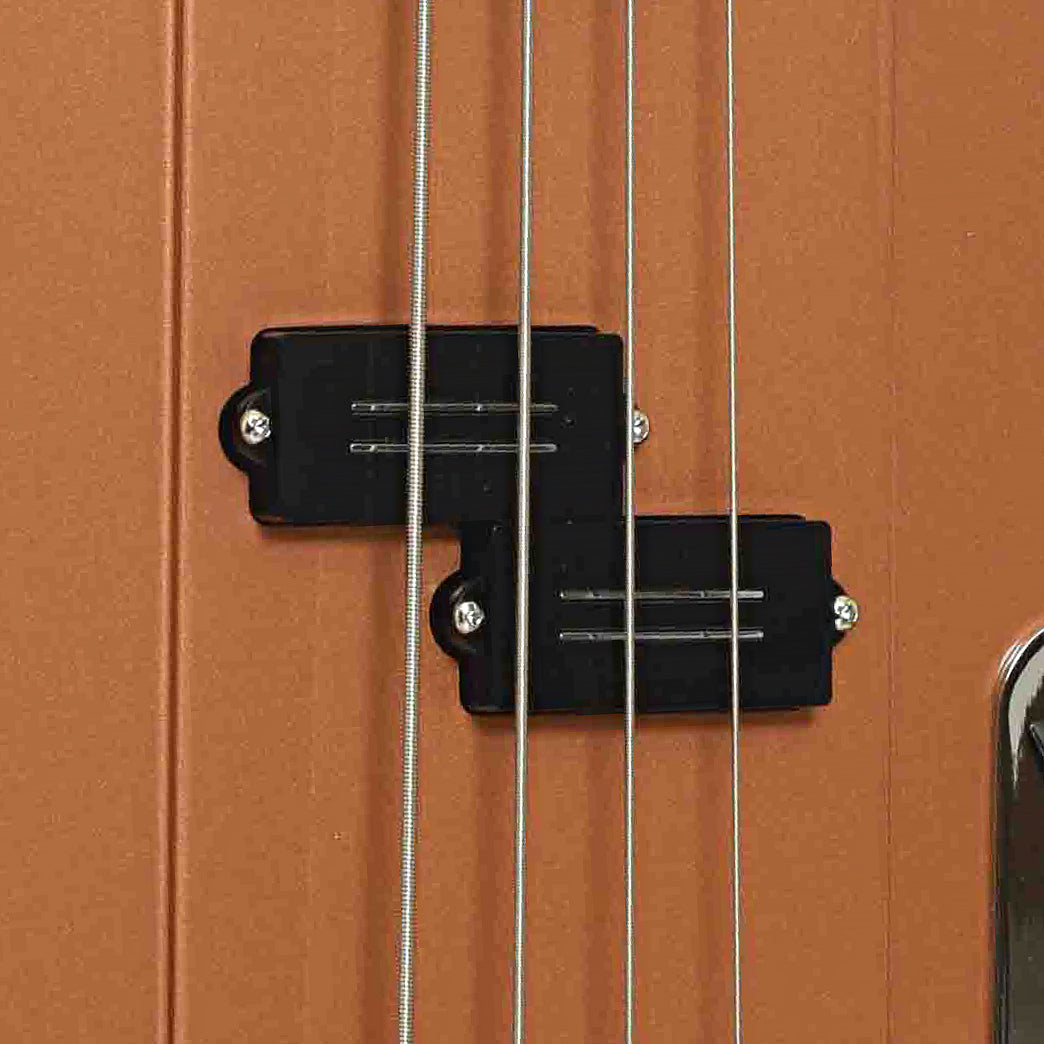 Reverend Sentinel Short Scale Electric Bass Guitar, Metallic Copper