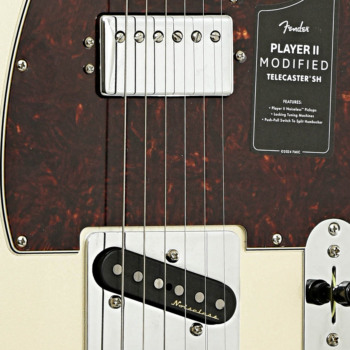 Pickups of Fender Player II Modified Telecaster SH, Olympic Pearl
