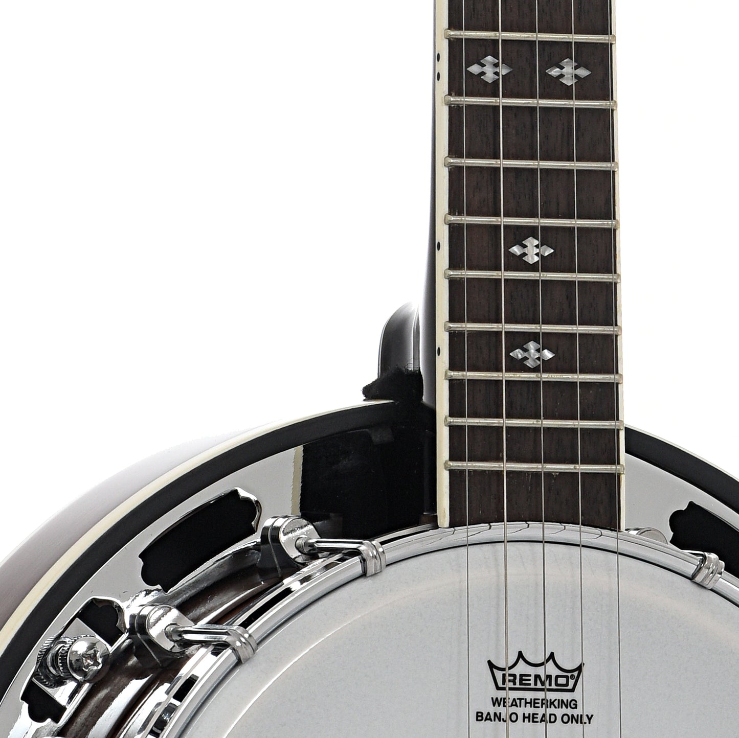 Front body and neck join of Gold Tone BG-Mini Resonator Banjo