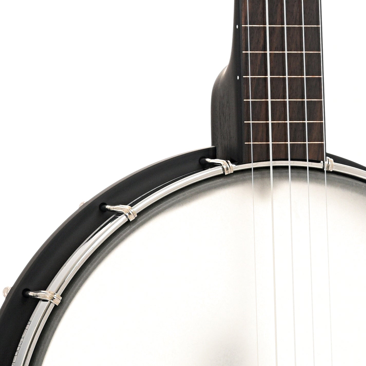 Front body and neck join of Gold Tone AC-12FL 12" Fretless Openback Banjo 