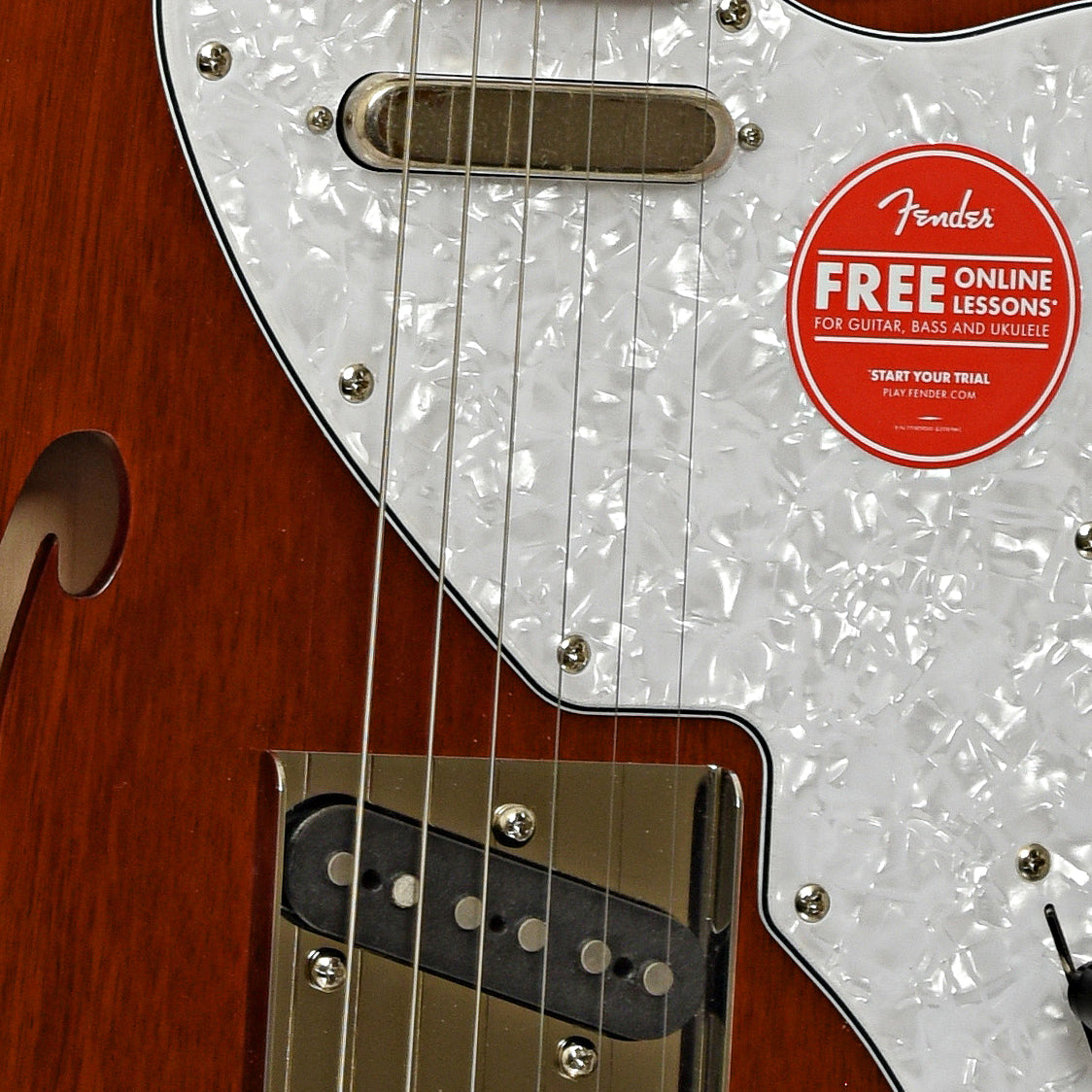 Pickups of Squier Classic Vibe '60s Telecaster Thinline, Natural
