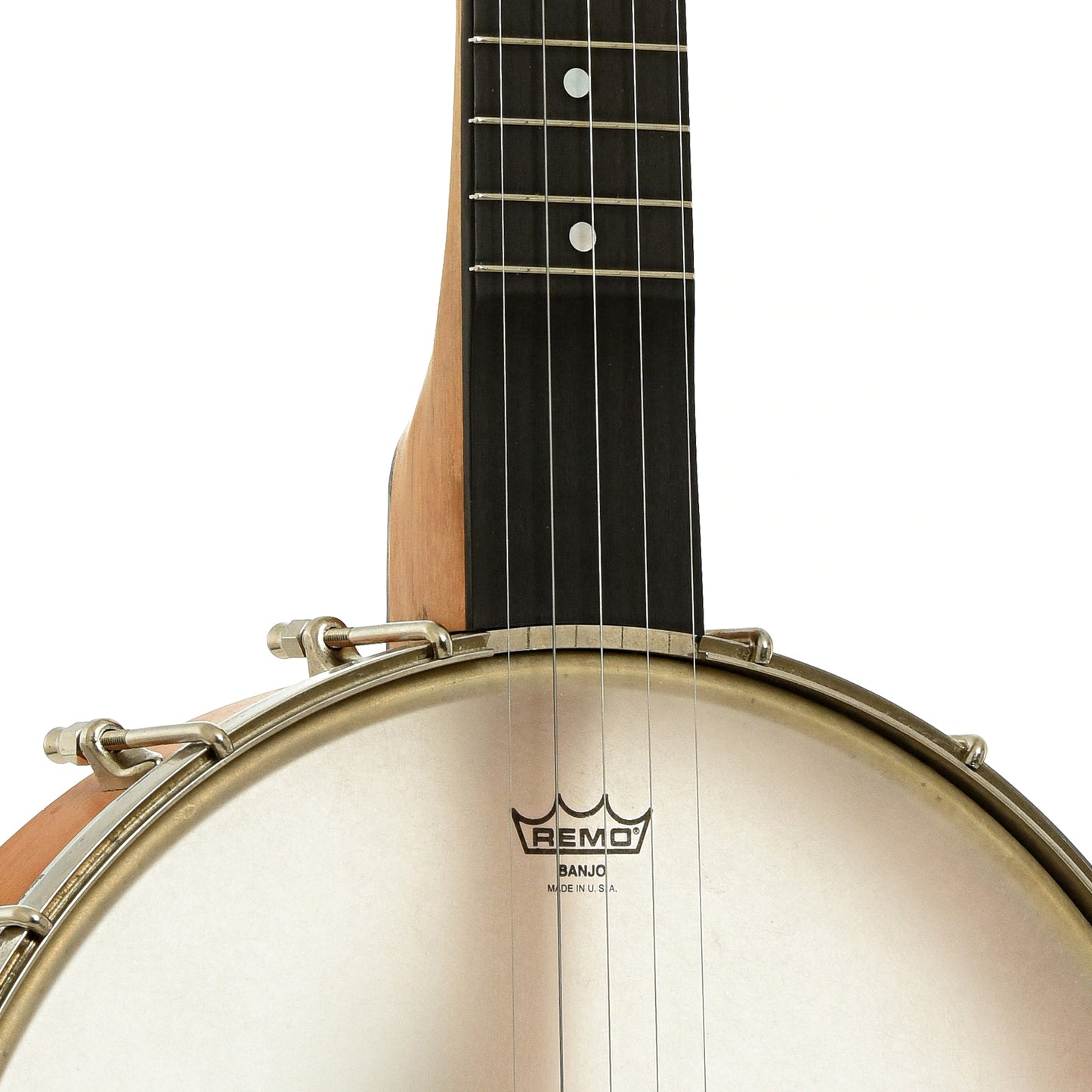 Front neck joint of Mike Ramsey Custom Maple Special Open Back Banjo