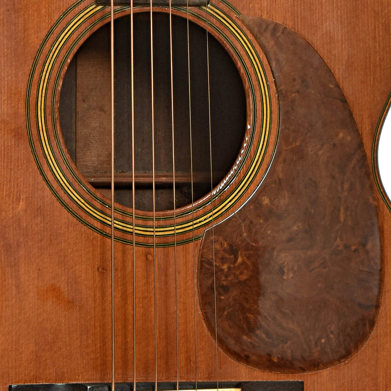 Soundhole of Martin 000-21 Acoustic Guitar