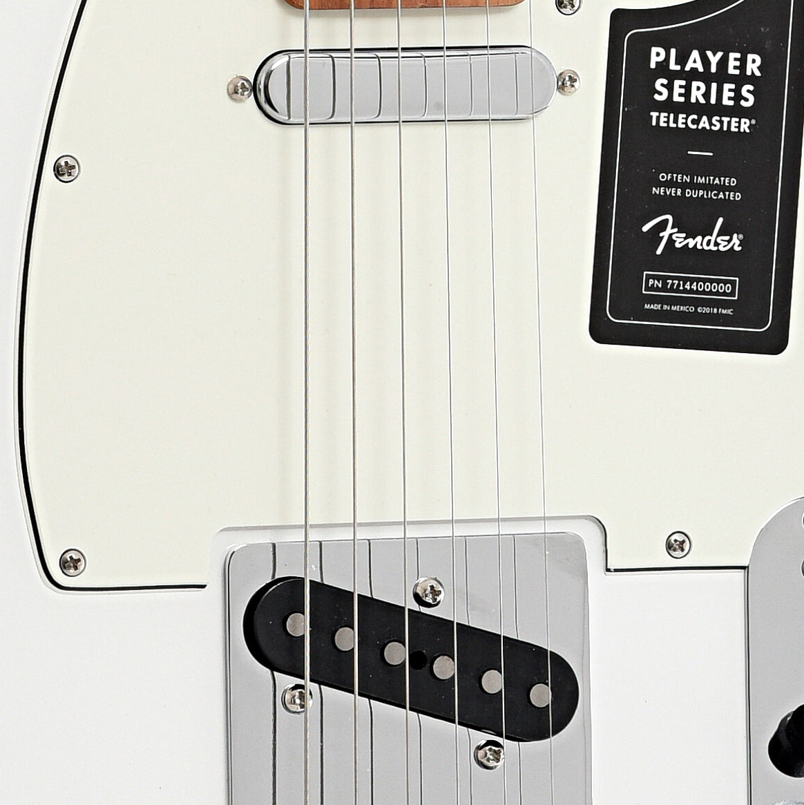 Pickups of Fender Player Telecaster, Polar White