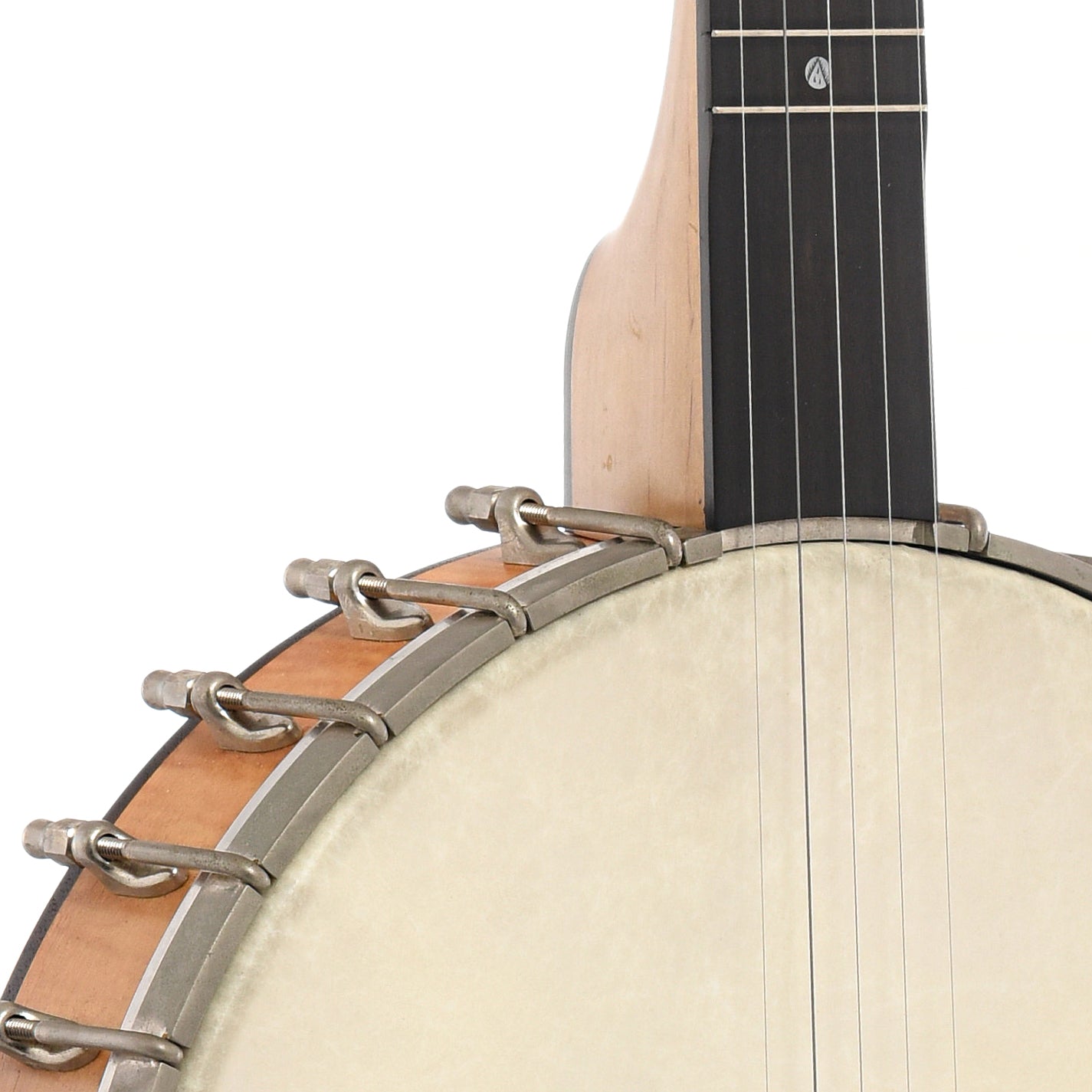 Scoop and front neck joint of Chanterelle Maple Special 12" Open Back Banjo