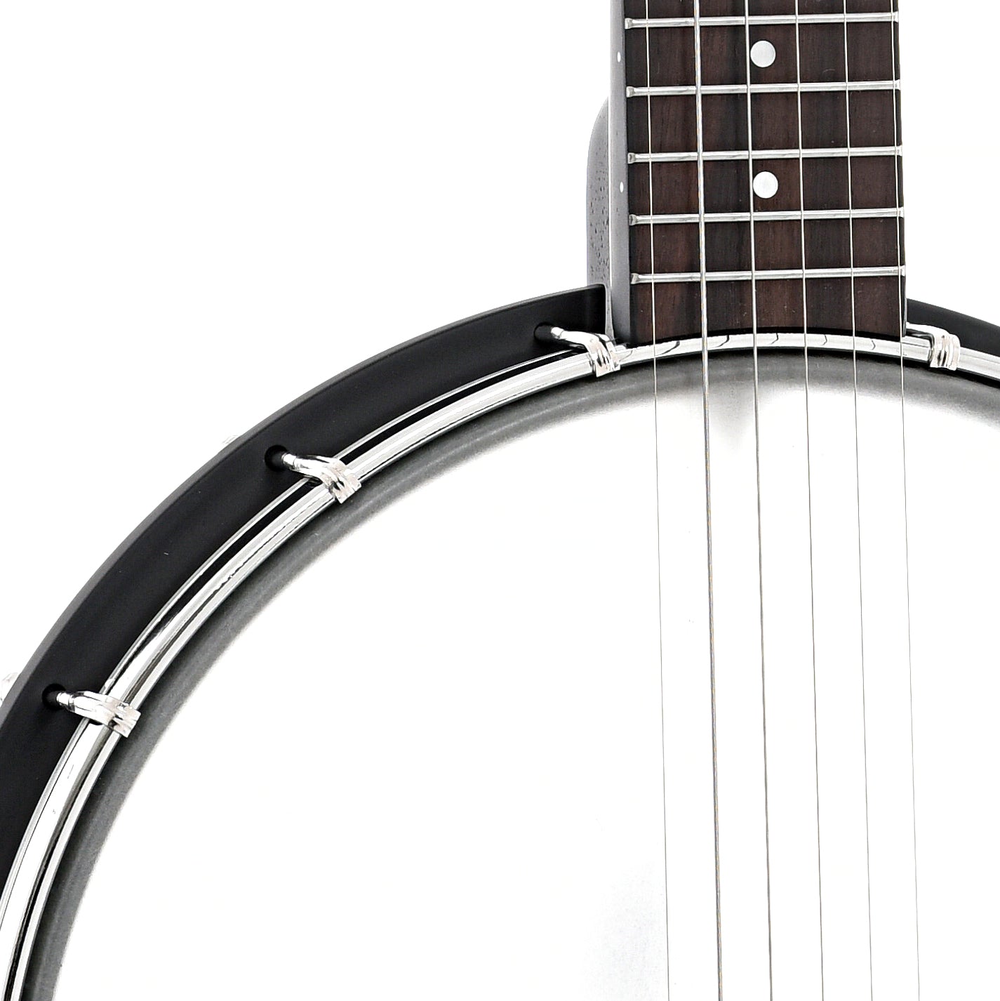 Front neck and join of Gold Tone AC-5+1 Openback Banjo