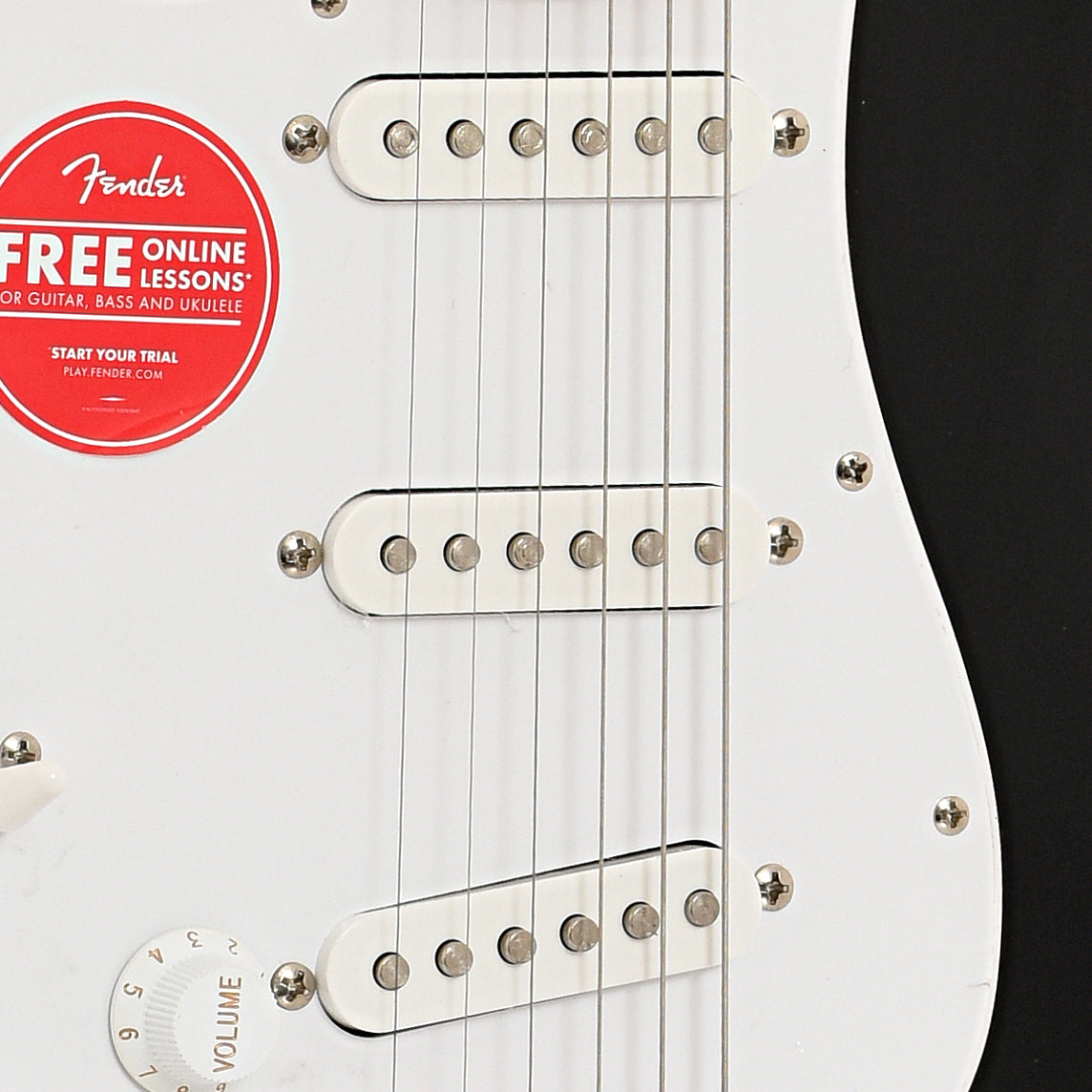 Pickups of Squier Sonic Stratocaster, Left Handed, Black