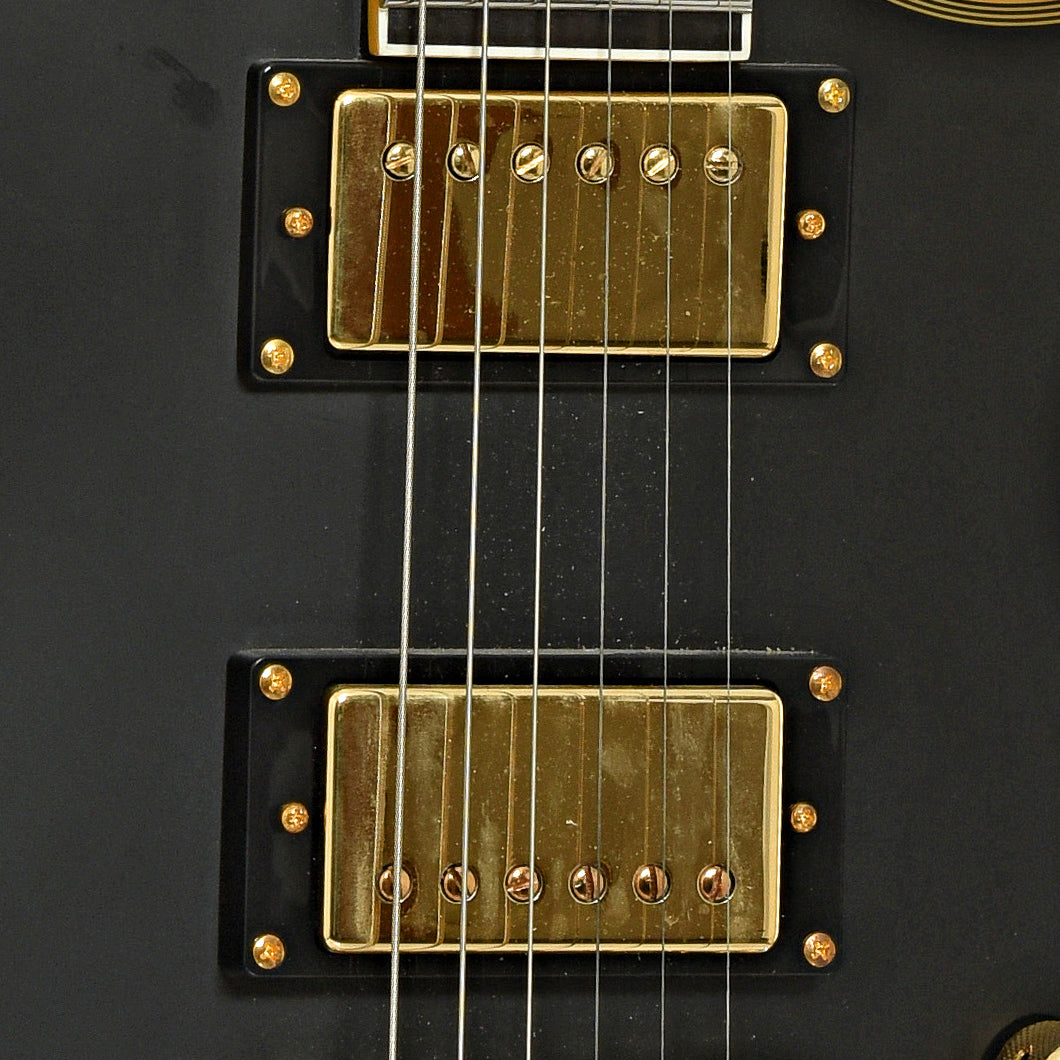Pickups of ESP LTD EC-1000 Electric Guitar, Vintage Black with Duncans