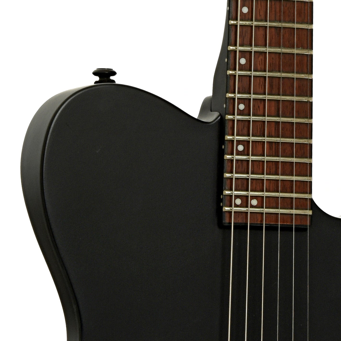 Front neck joint of ESP LTD TE-201 Electric Guitar, Black Satin