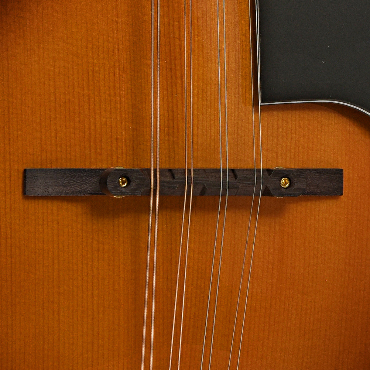 Bridge of Ibanez M522S F-Style Mandolin, Brown Sunburst - B-Stock