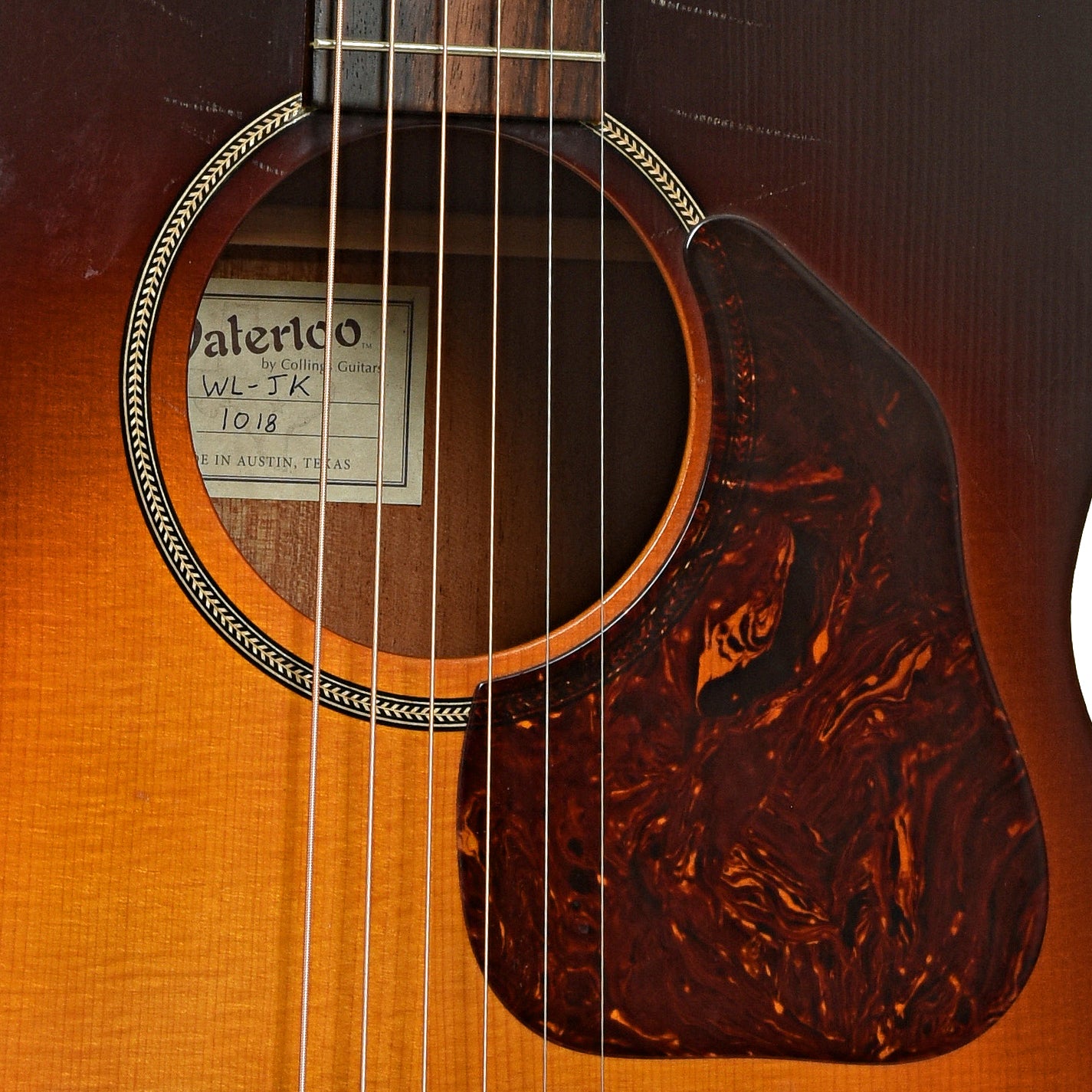 Soundhole of Waterloo WL-JK Acoustic Guitar 