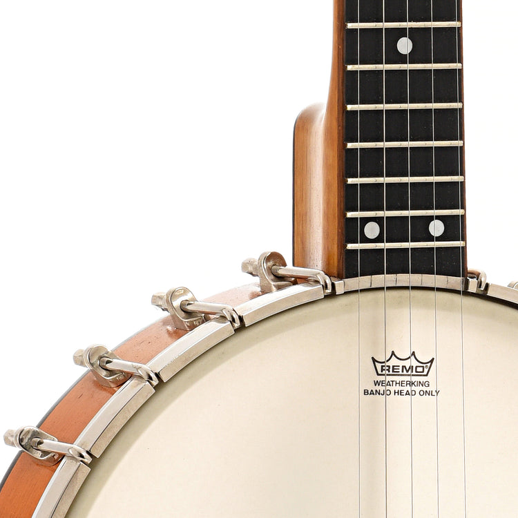Front body and neck join of Parts Open Back Banjo
