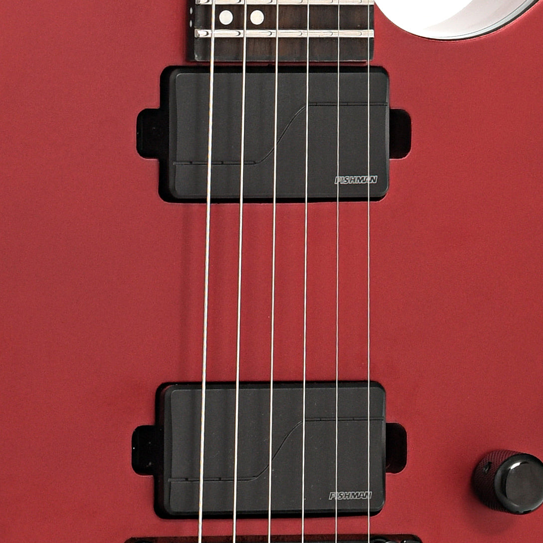 Pickups of ESP LTD M-1000 Electric Guitar, Candy Apple Red Satin